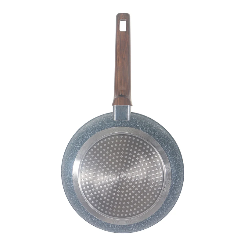 Induction Bottom Pans Set 20-28cm Durable Granite Non Stick Coating Granite Forged Aluminum Fry Pan