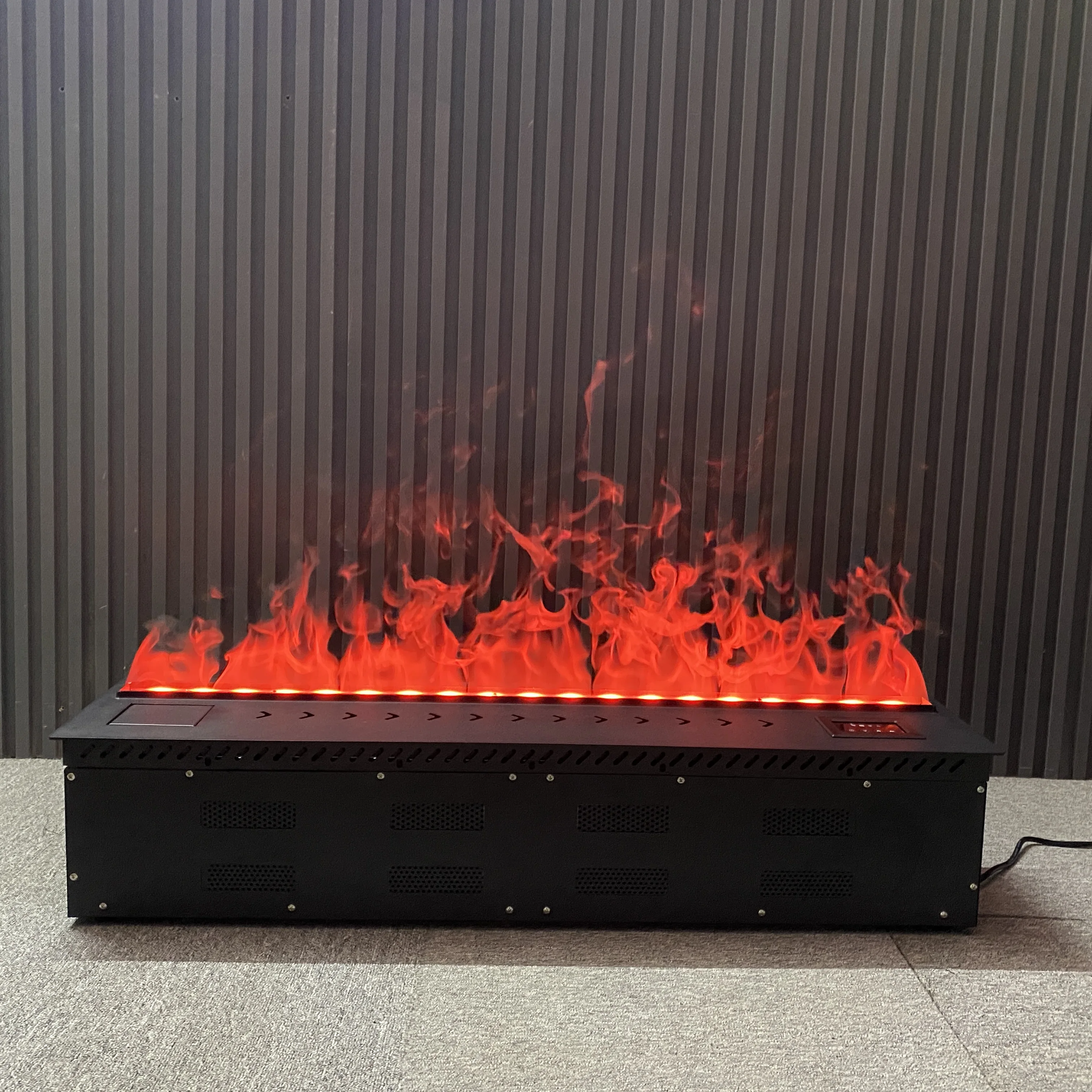 1500mm led fire lamp mini table electric fireplaces 3d built in electric fireplace with remote