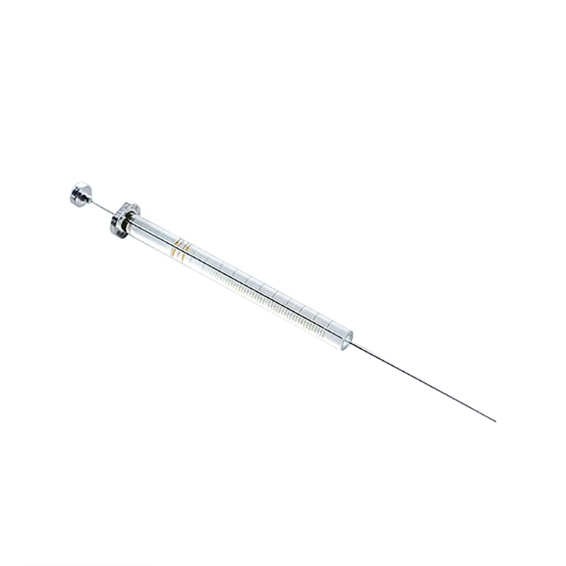 Lab Gas liquid Phase chromatographic chromatography glass pointed cuspidal cuspate Head sample microsyringe microinjector