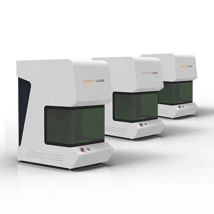 closed Raycus IPG MAX jpt Fiber Laser Source 20W 50W Mini Metal Fiber Laser Marking Machine