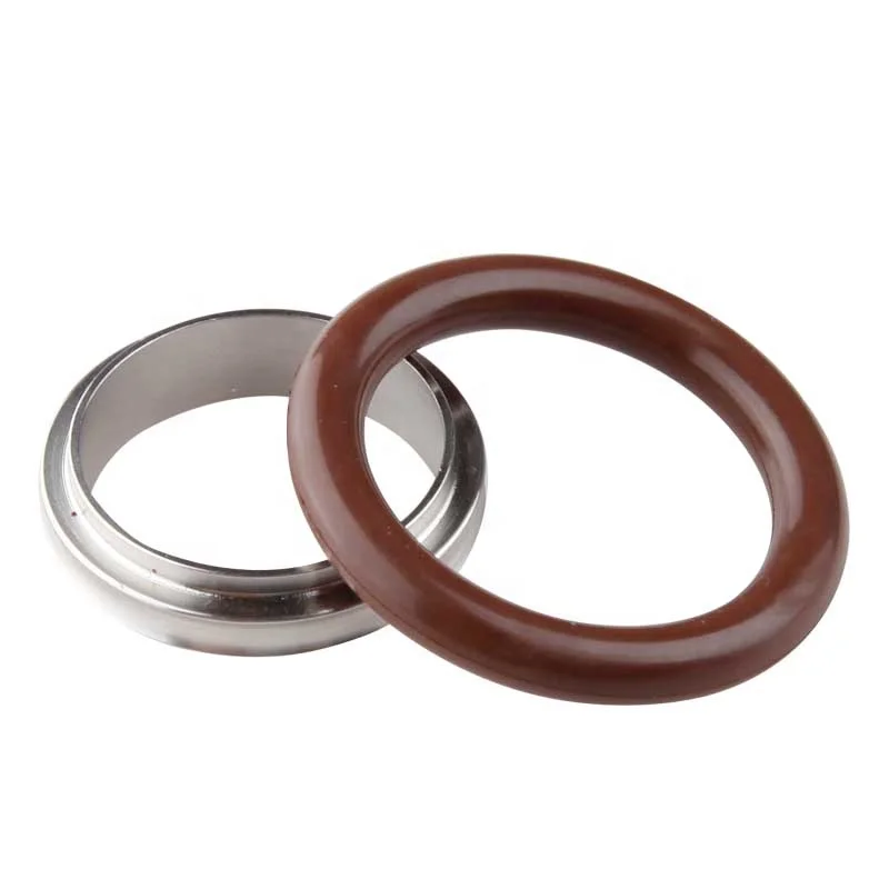 Bracket fluorine rubber ring Stainless Steel Vacuum KF16 O Ring Centering Ring Gasket