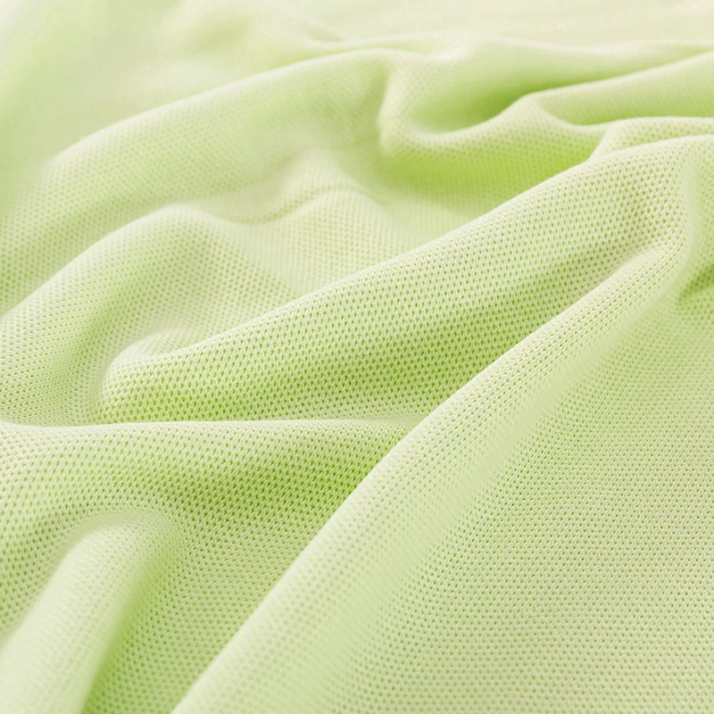 Best Selling Polo Shirt Fabric 290 GSM 55% Cotton 45% Polyester CVC Knitted Fishnet Pique Fabric for Polo T-shirt