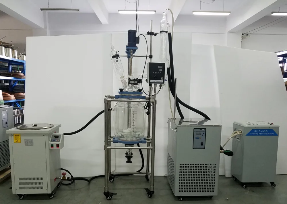 
chemical glass reactor for cosmetics 