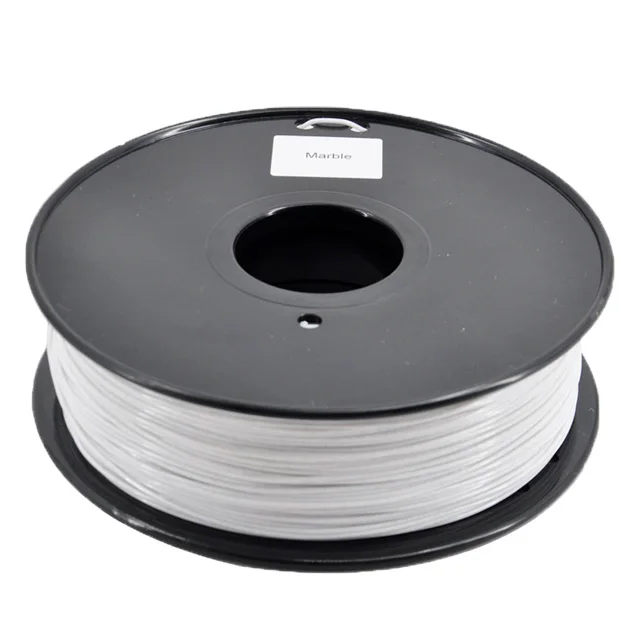 3D printer filament of Marble filament white color