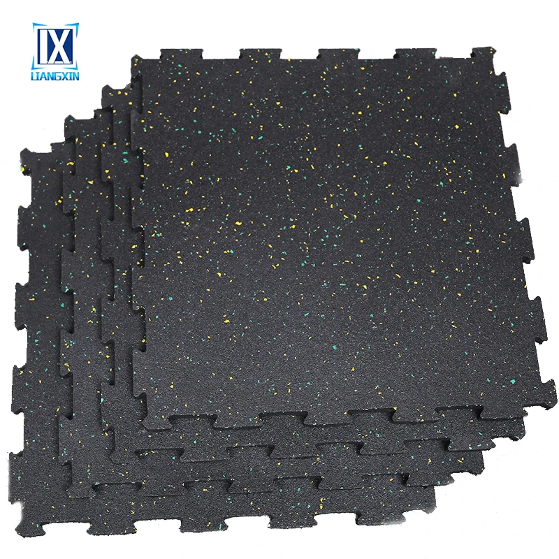 Perfect protection Rubber Flooring Tiles Fitness Gym Rubber Flooring Mats