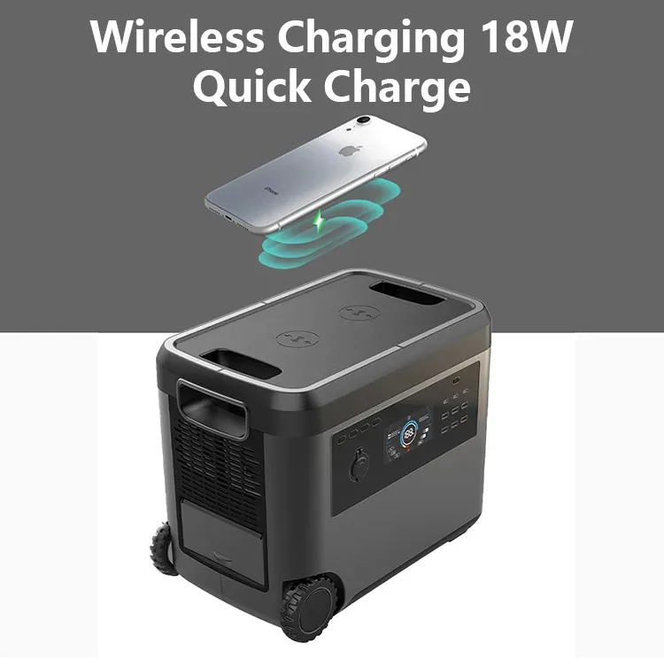 2000W Big Powerful Pure Sine Wave Portable Solar Panel Back Up Generators For Home Slient