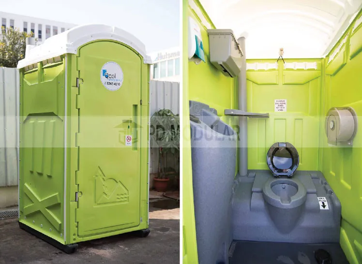 Modern modular toilet fully equipped prefabricated washroom outdoor mobile restroom trailer