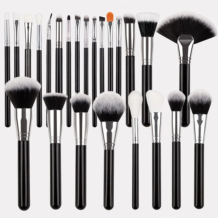 Fashionable Personalized Wooden Handle Make Up Brush Complete 40pcs Cosmetic Makeup Brush Set Eye Shadow Foundation Powder Brush