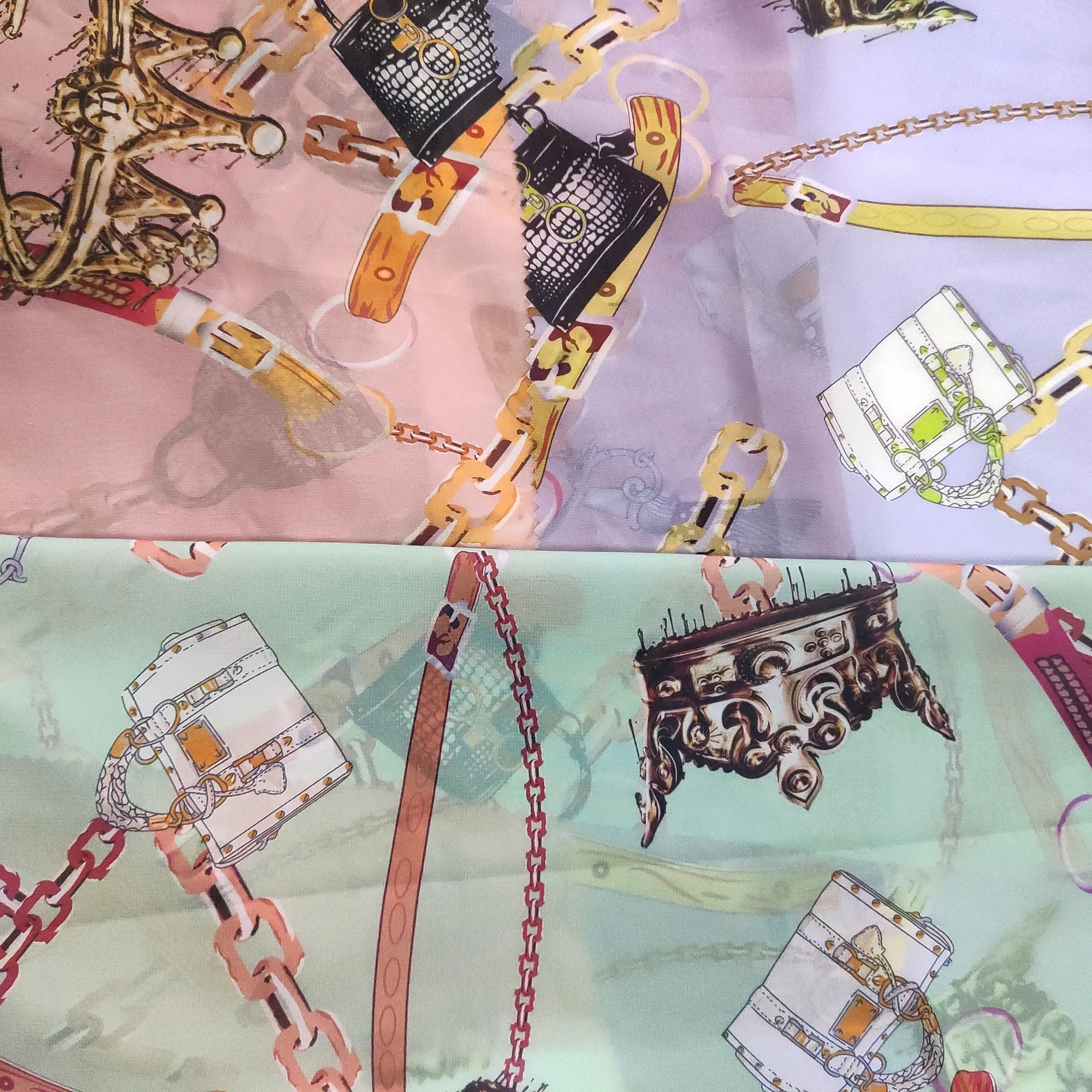 Leopard Print woven polyester fabric italian chiffon polyester fabric for upholstery