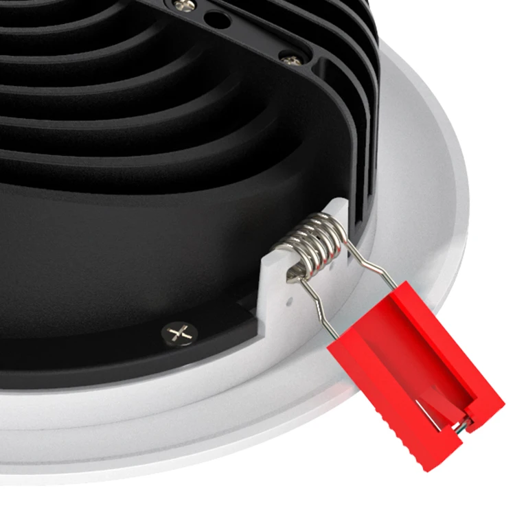 220mm Cut Out Dimmable Ceiling Recessed Rgb Smart 110v 240v 6w 7w 10w 12w 15w 16w 20w 36w 45w 50w Zigbee Cob Smd Led Downlight