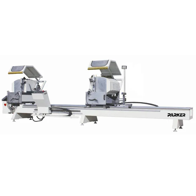 Double head cutting saw for aluminum profile cutting use