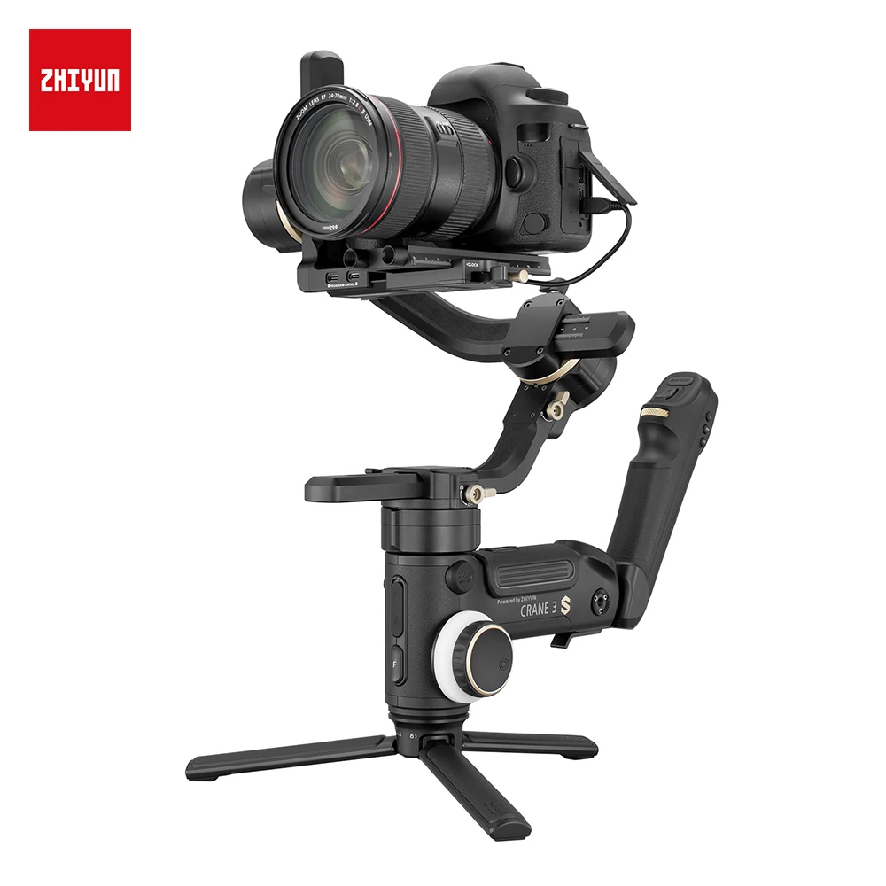 Ручной 3-осевой Стабилизатор камеры ZHIYUN Crane 3S / PRO для цифровой зеркальной Nikon Canon