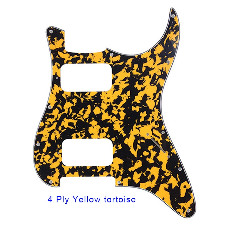 Pleroo 11 Screw Hole Guitar Pickguard  FD St  HH Humbuckers Pickups Scratch Plate NO Control Punch Holes Multi color