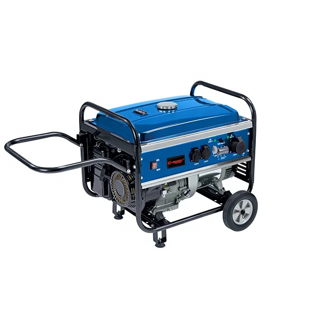 G max 4 Stroke Generator 400V/230V 5.5KW/3.3KW Gasoline Generator With Electric Start (1600489432601)