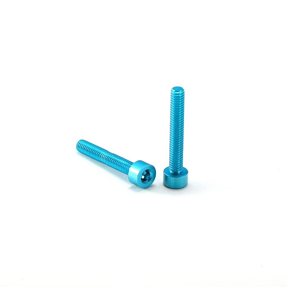 Best Selling Customized Aluminum Color Metal Blue Anodized Titanium Screws M8 Allen Hex Cap Screws