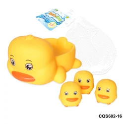 Safety Environmental Protection Manufacturer New Soft PVC Baby Bathing Duck Duckie Toys For Kids Outdoor Indoor Play Set