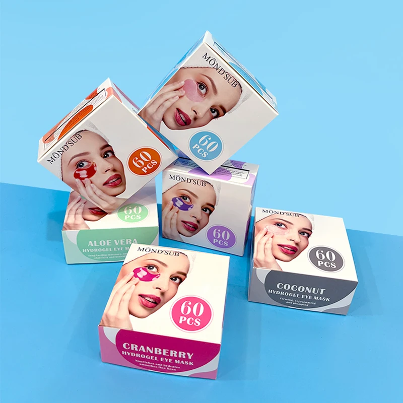 Crystal Vitamin C Aloe Vera Collagen Dark Circle Moisturizing Under Eye Mask Hydrogel Eye Patch Private Label Eye Gel Pads