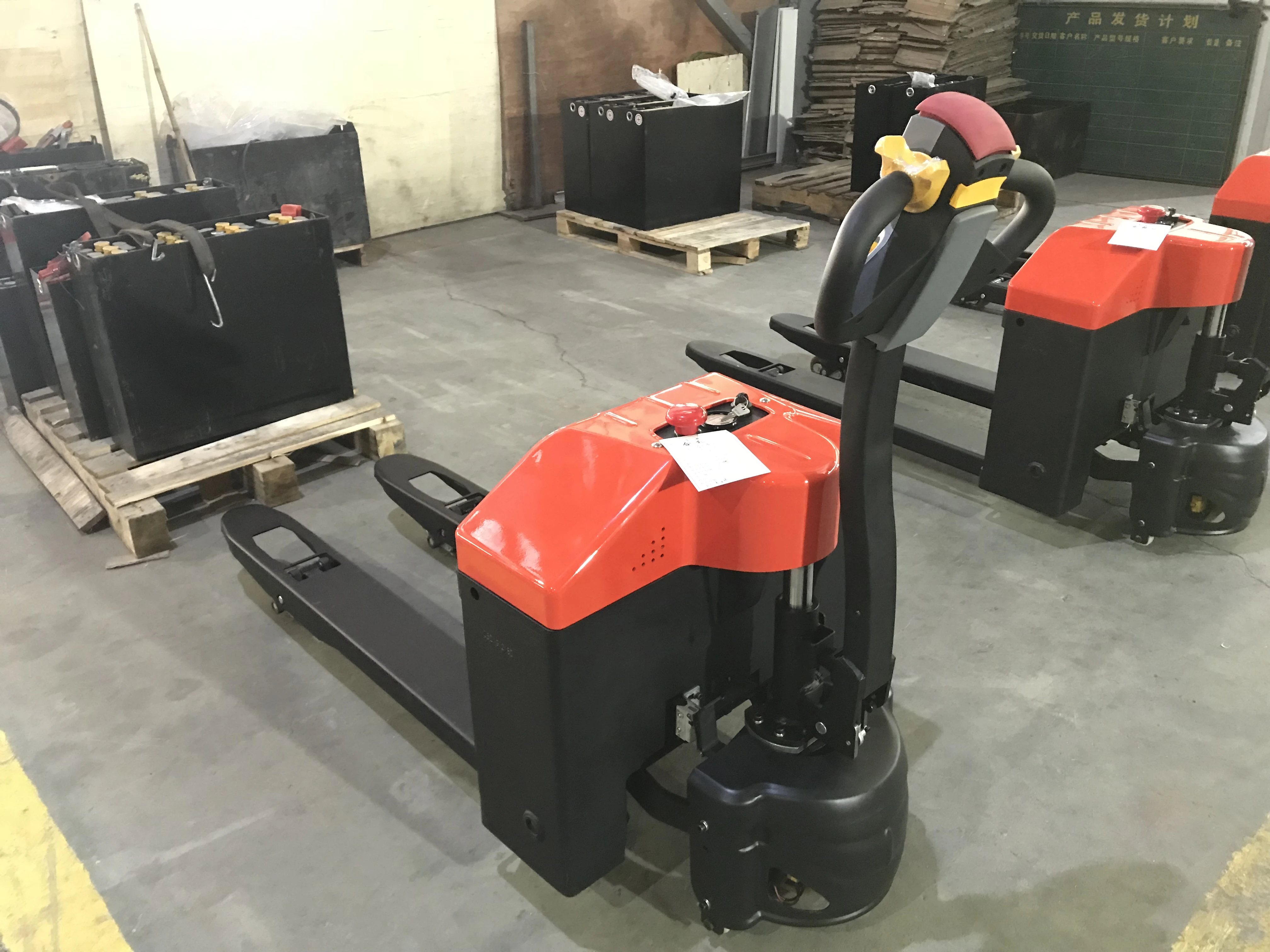 
ljy 1.5T battery powered electric walkie pallet jack/truck 