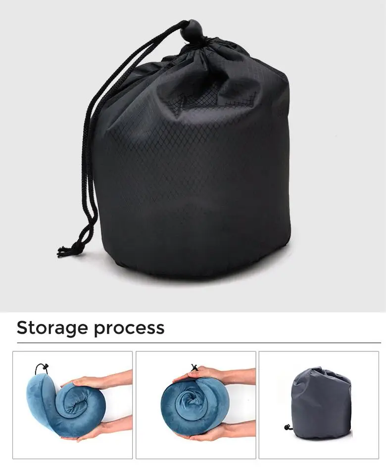 Customization Portable Neck Pillow With Hood Memory Foam U Shape Travel Pillow Travel Pillow For Airplane