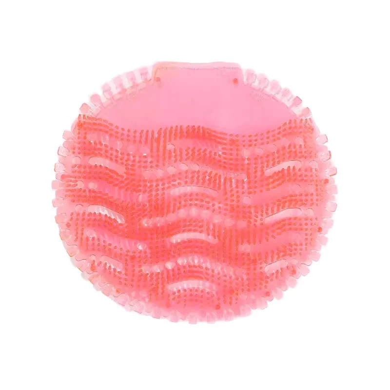 Modern Style EVA Plastic Urinal Screen Mat Disposable Deodorizing Wave Bathmat for Hotels for Bathroom Space