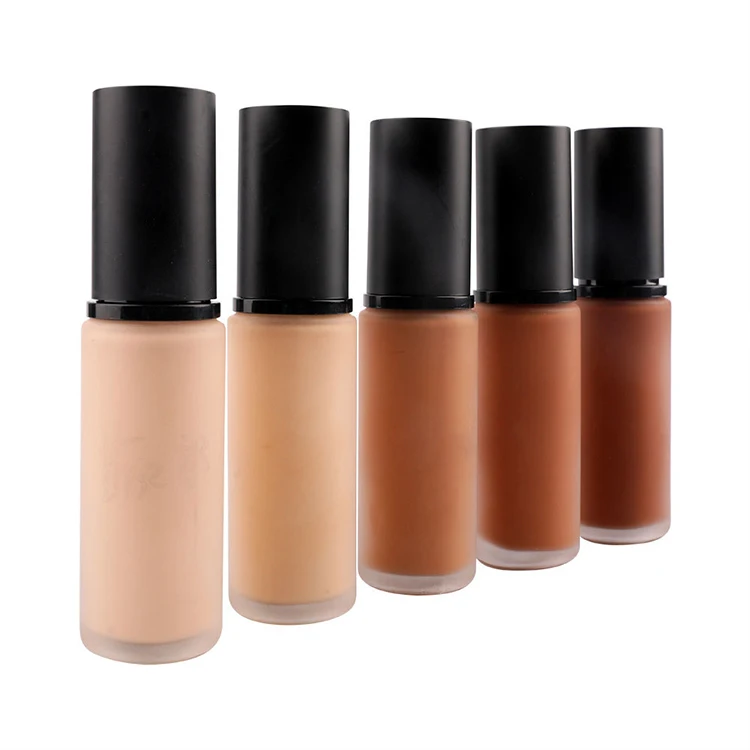 Foundation Soft Matte Long Wear Oil Control Concealer Liquid Foundation Cream Fashion Womens Makeup