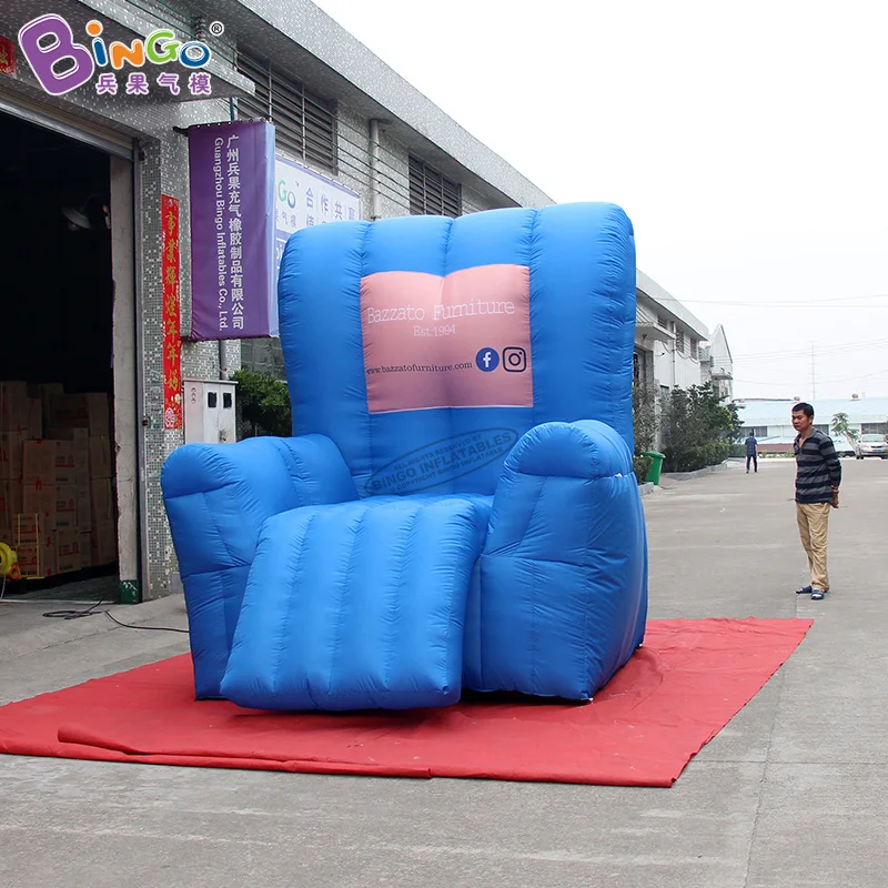 Customized Large PVC Inflatable Chairs and Sofas Couch Portable Giant Inflatable Sofa For Advertising Promotion