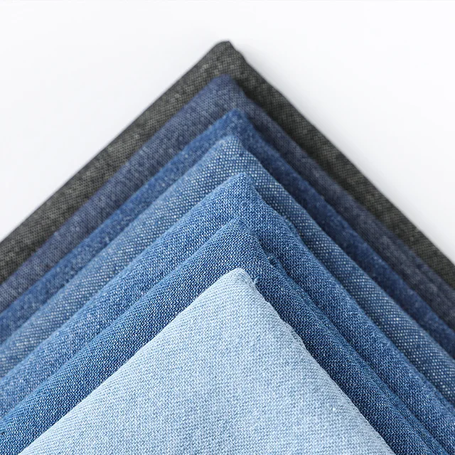 Good quality good price 16S*16S 6oz 100%Cotton jeans fabric denim fabric after washing 7 colors to choose