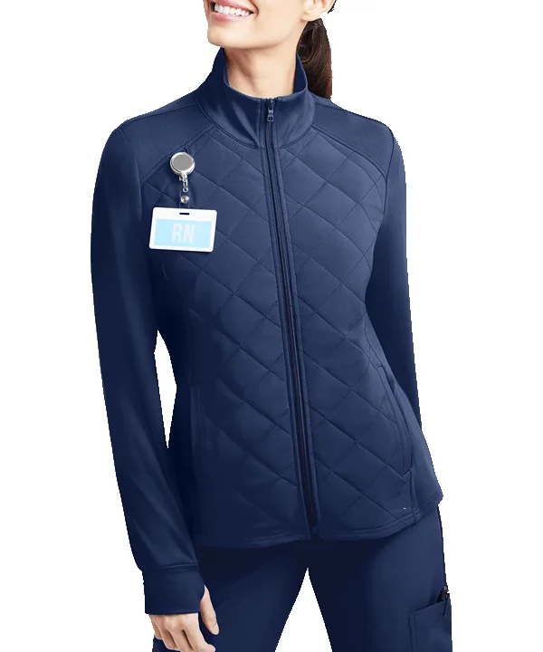 Stretchy Soft long sleeve Customized hospital medical nurse scrubs jacket