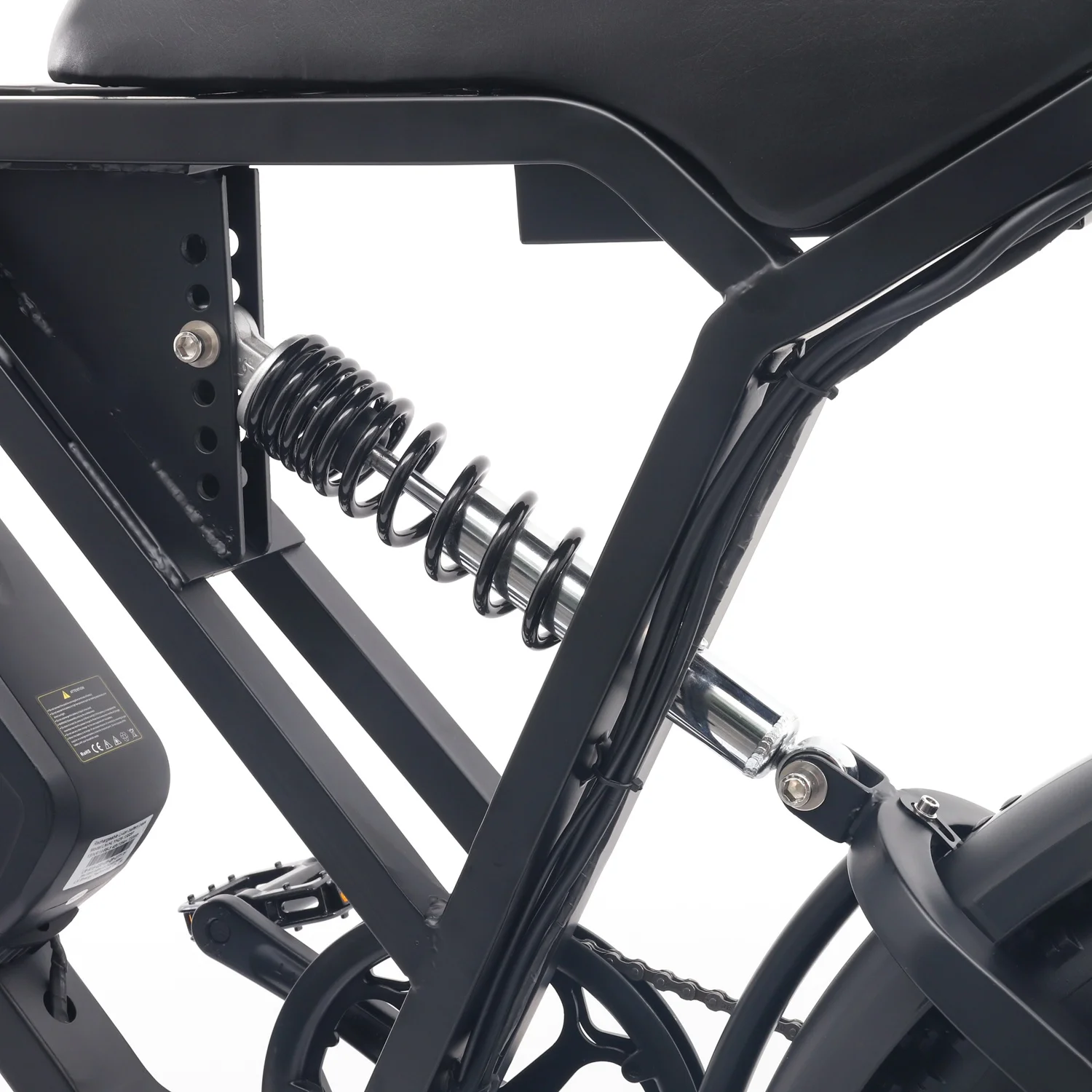 EU Warehouse Y-24 EBIKE Hot Selling Design Belt Drive Motor Bike Fatbike Ebike Fat Tire All Terrain Electric 20 Inch