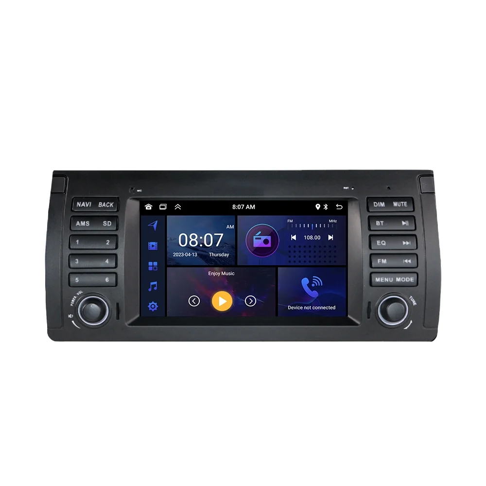 Gps Navigation Android13 For BMW 5 Series E39 7 Inch Car Radio Player Carplay Android Auto 4core 8core Car MP4