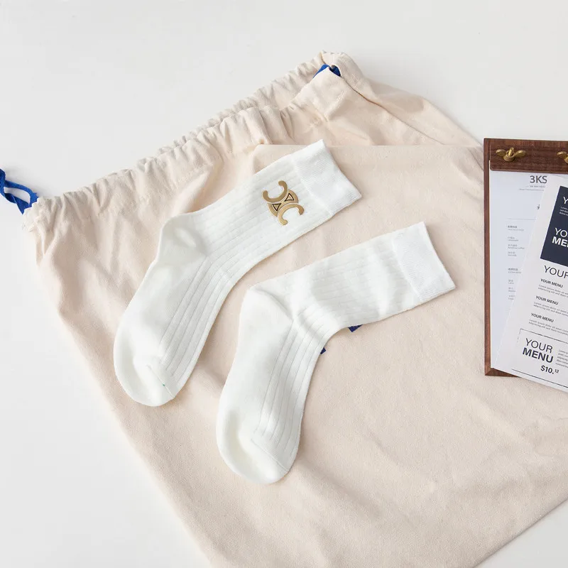 Pure color style Young girl socks ins fashion new trends cheap price 1 dollar shop socks