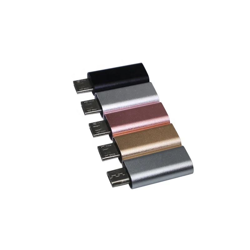 
OEM Wholesale For Lightning iOS 8Pin Female To Micro Usb Male Phone Adapter With Aluminium Alloy Shell 