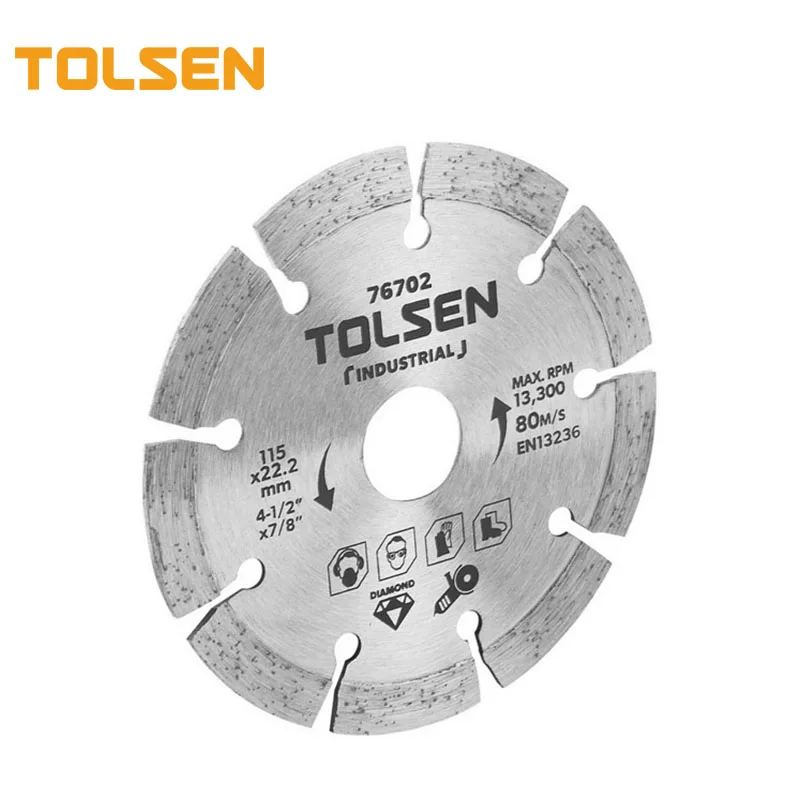 TOLSEN 76700 промышленный сухозаточный алмазный диск для резки плитки