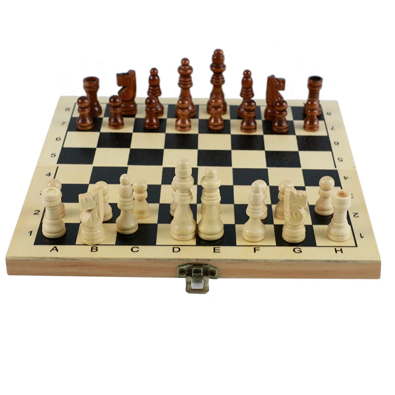 WAFFLE GAMES Best Selling Wooden Chess Set Wholesale Cheap Chess Boards With Good Quality