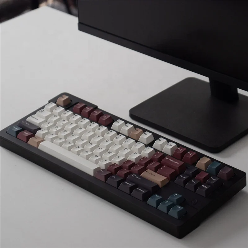 New Arrival GMK Mixed Lights Keycaps Gaming Profile Cherry PBT 129/23 Keys Keycaps Cherry For MX Switch Mechanical Keyboard