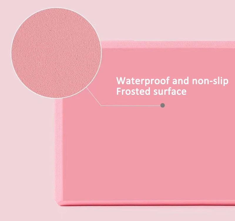 Yoga Blocks Pilates Bricks High Density EVA Foam Exercise Fitness Quality Customized Logo Packing Pcs