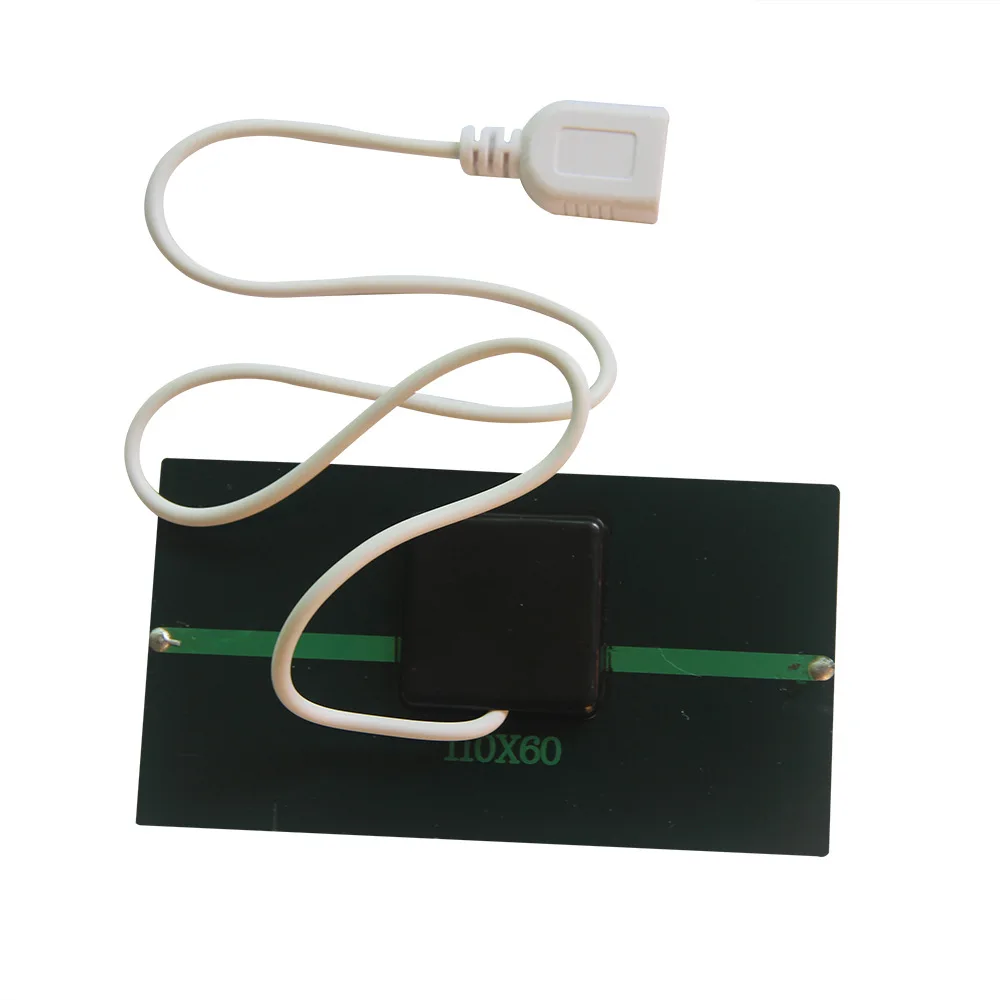 Мини DIY Солнечная Панель зарядное устройство 1 Вт 6 В солнечное с USB для мобильного Power Bank небольшая солнечная энергетическая система 110*60