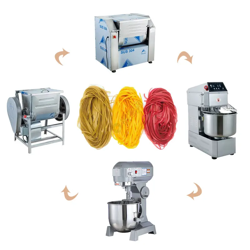 Small Noodle Dough Mixer Bakery Products Manufacturing Machine
