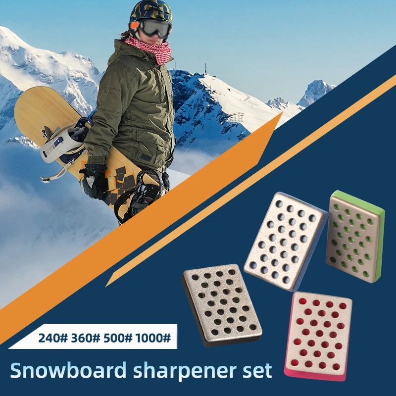 High quality Diamond swifty sharp 1000 Grit Snowboard knife sharpener whetstone set