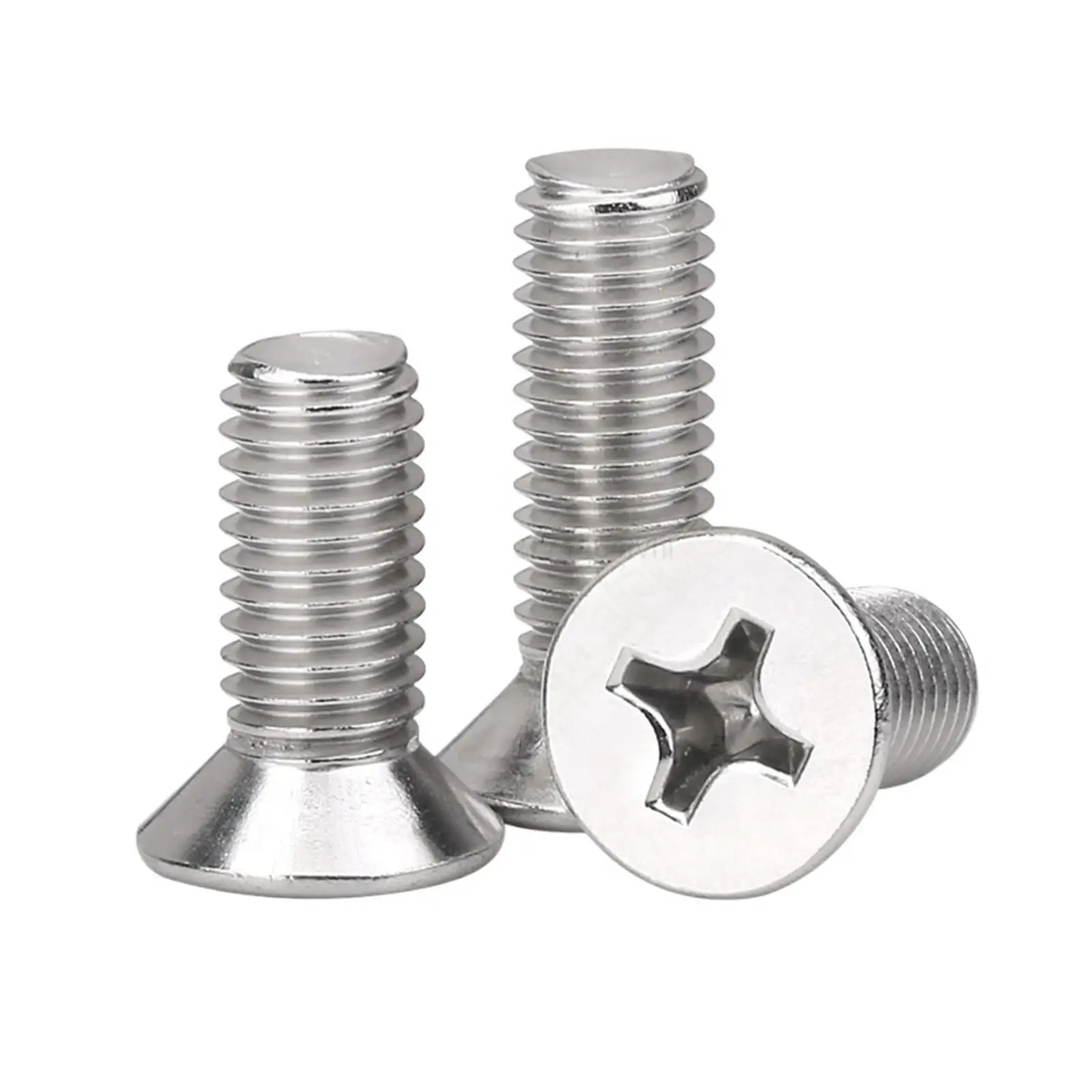 DIN965 ISO7046 UNC 6#-32 Inch Metric Thread ph Cross Recessed Countersunk Head Screws