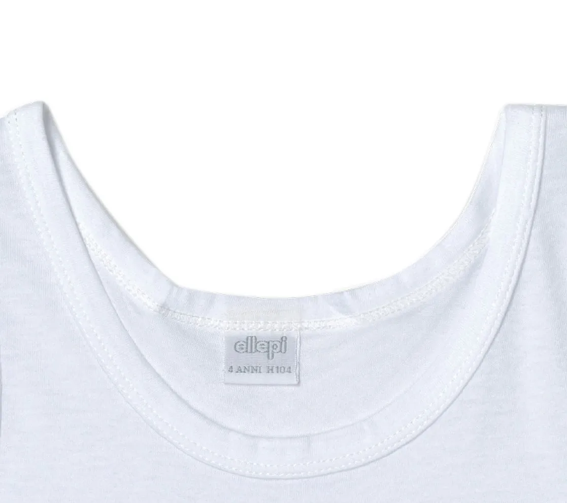 Hot Sale Ellepi Brand Soft Fabric And Comfortable-Fitting Children Vest Underwear For Export Sale