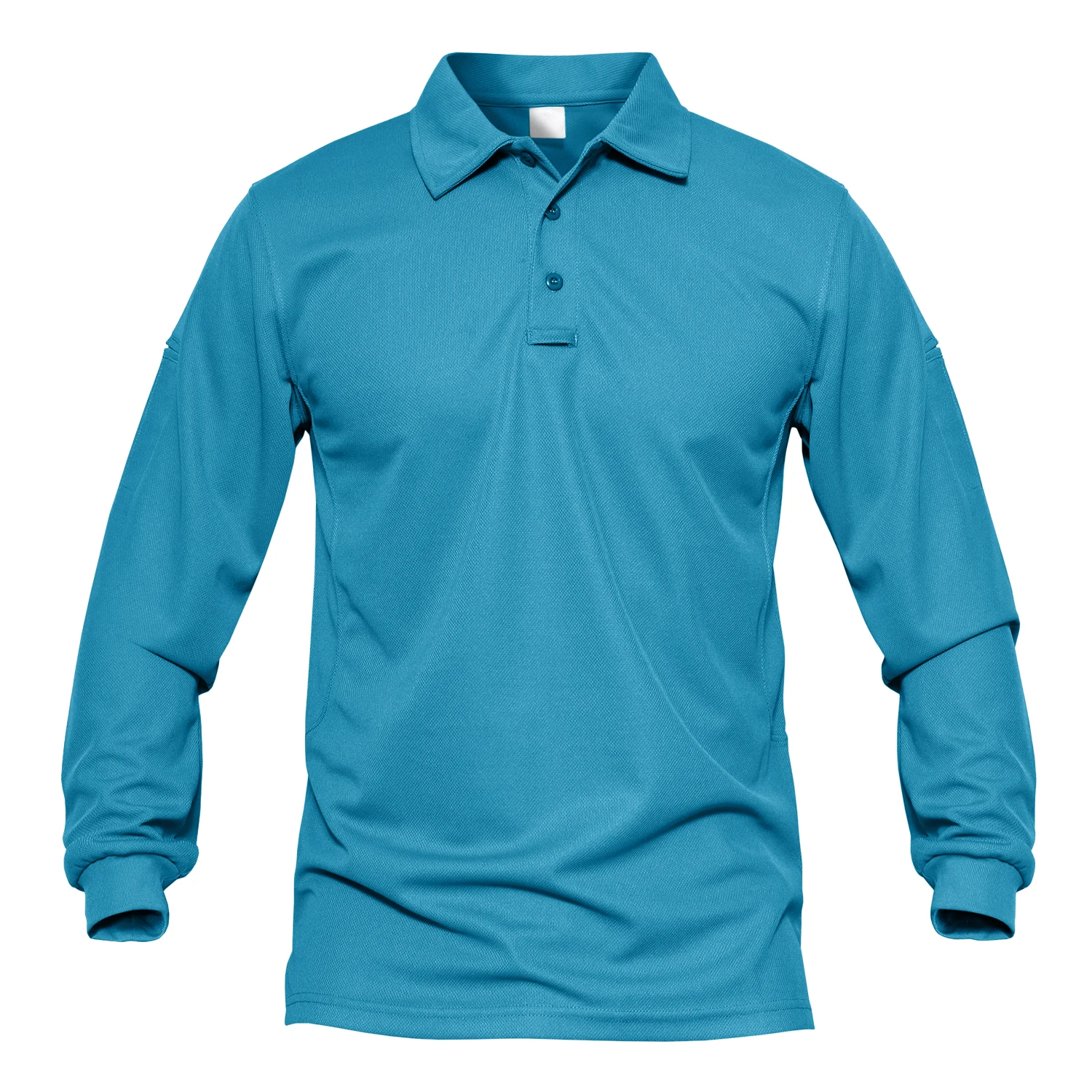 Mens Tactical Shirts Work Polos Summer Quick Dry T-shirts Long Sleeve Lightweight Pique Jersey Golf Shirt Tops