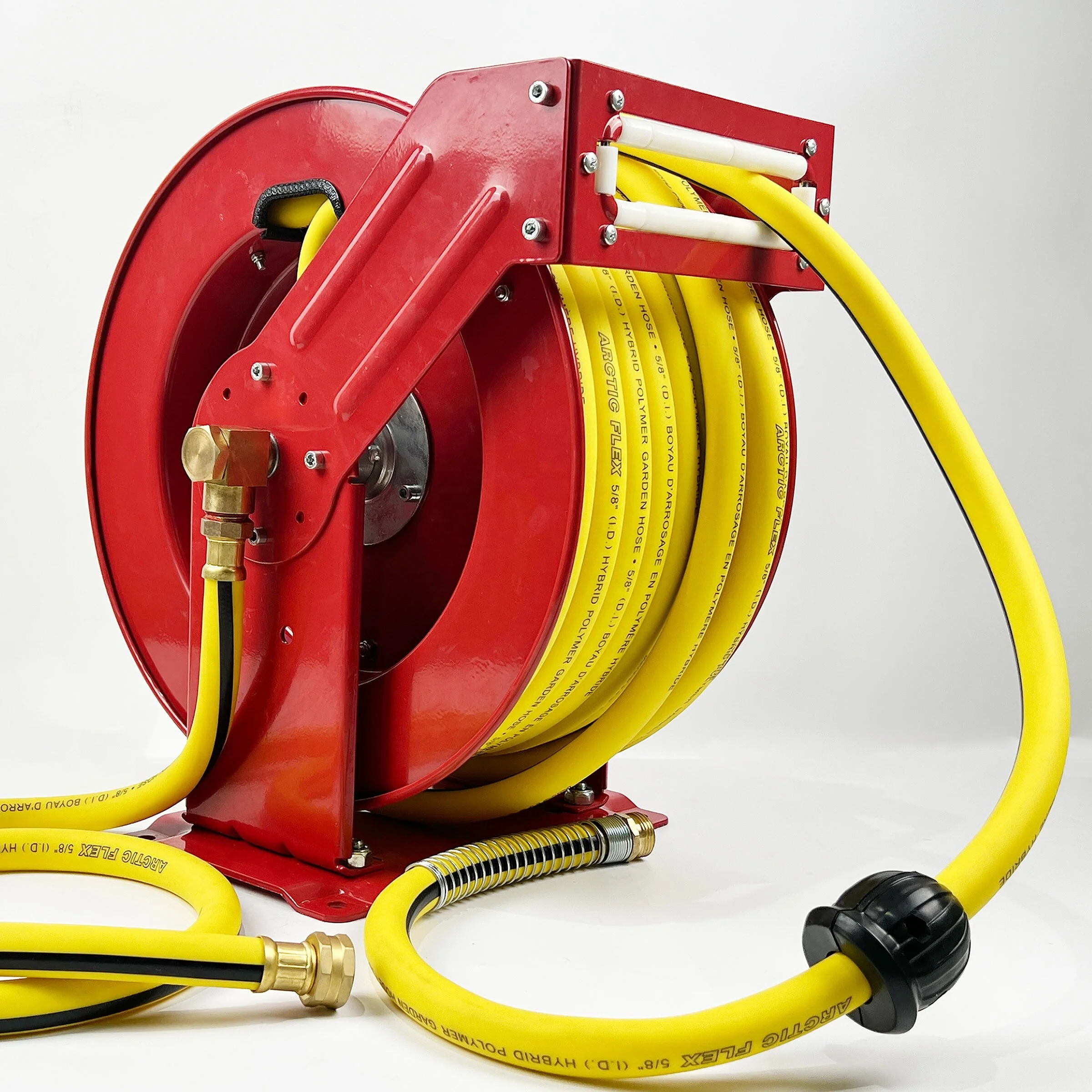 5/8 inch 66ft Industrial Grade Heavy Duty Steel Retractable Water Hose Reel WHRS04 for gardening,industrial