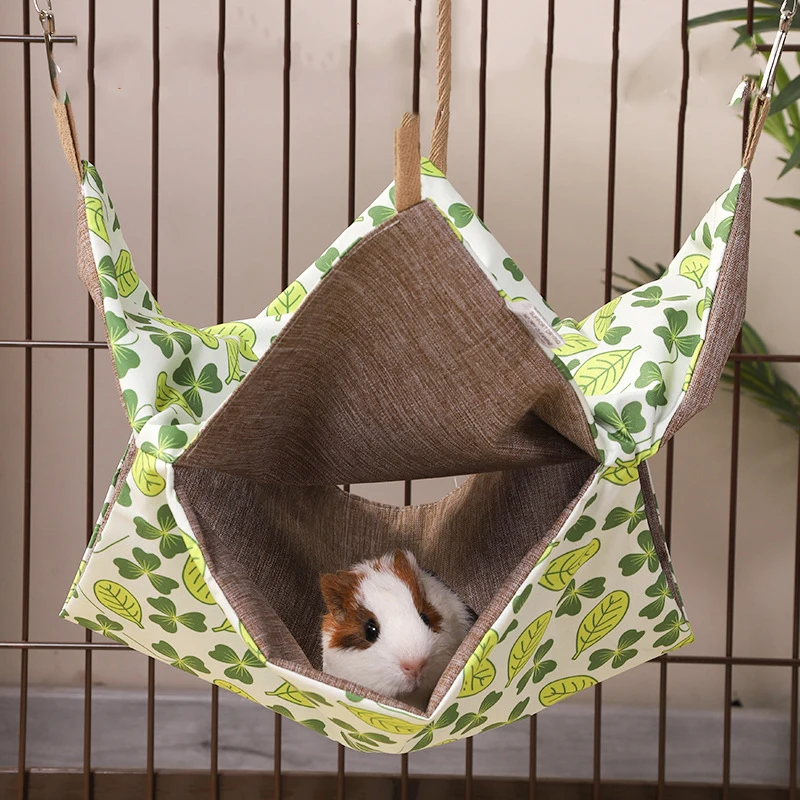 Whole High Quality Hanging Hammock Bed for Small Pets Beds Perfect for Squirrels and Hamster Beds