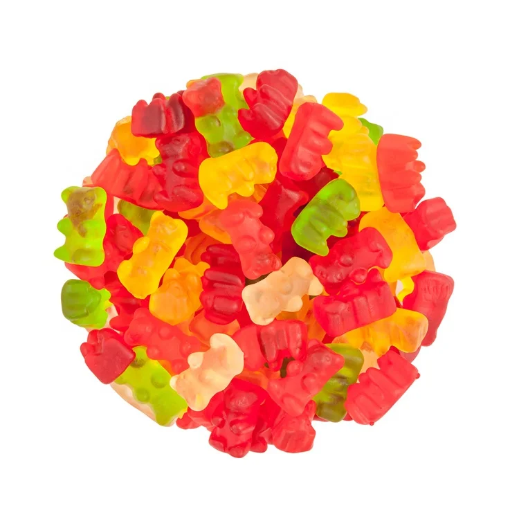 Фруктовый сок порошок для производства мягкого Gummy медведя сладким вкусом мини жевательные конфеты в мешок упаковки