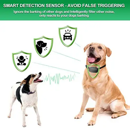 Rechargeable Dog Anti Bark No Stop Barking Control Collar Training Device