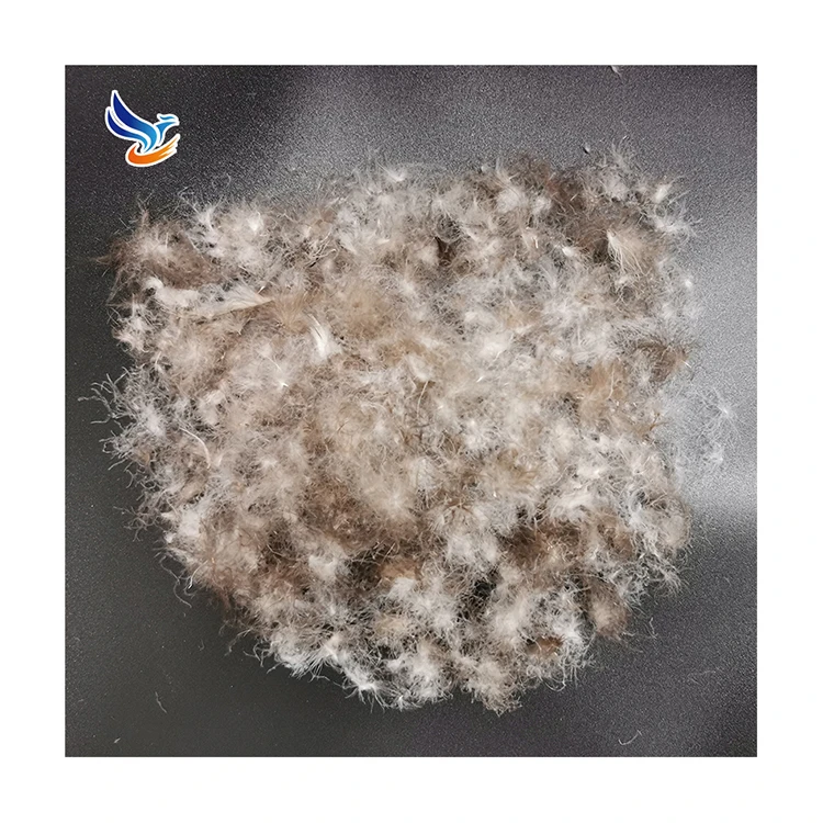 
Factory Wholesale Washed Grey Goose Down 90% Big Cluster USA Standard Landaise Goose 