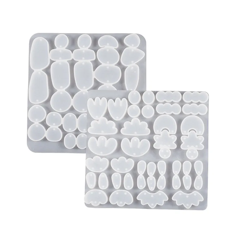 Classical  Epoxy Resin Pendant Earring Silicone Molds for Earrings Moldes De Silicona Para Resina Epoxi