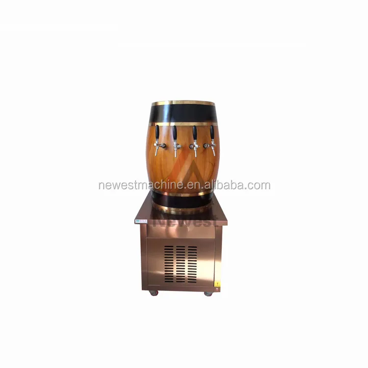 High efficiency wooden barrel beer dispenser/beer cooler dispenser/draft beer dispenser