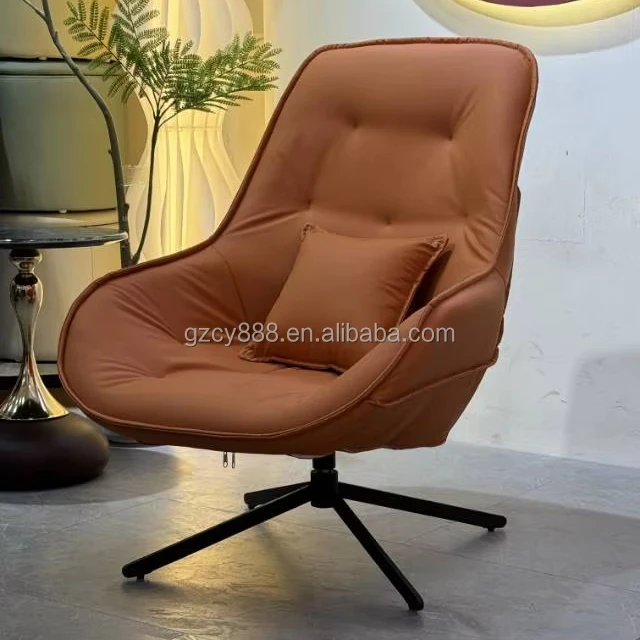 Living Room 360-degree Rotating Swivel Chair Relaxing for Adult Simple Home Office Hotel Furniture Luxury Single Recliner Chair
